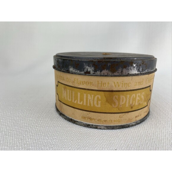 Vintage Good Time Mulling Spices Tin‎ Spice Couple Company - Picture 1 of 11